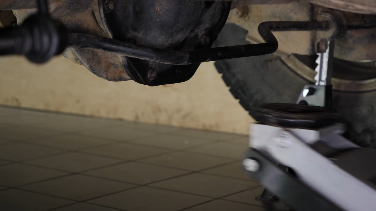 Lift the vehicle