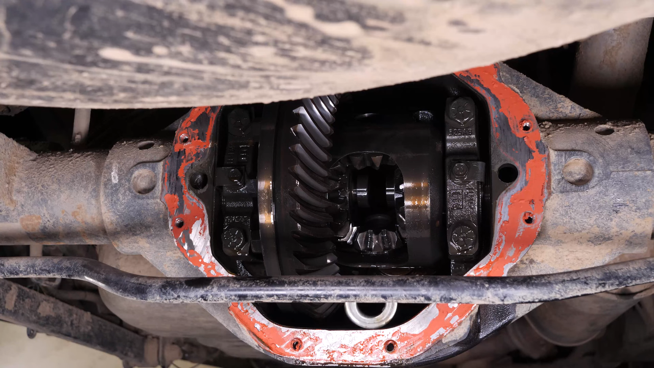 Remove the rear axle shaft