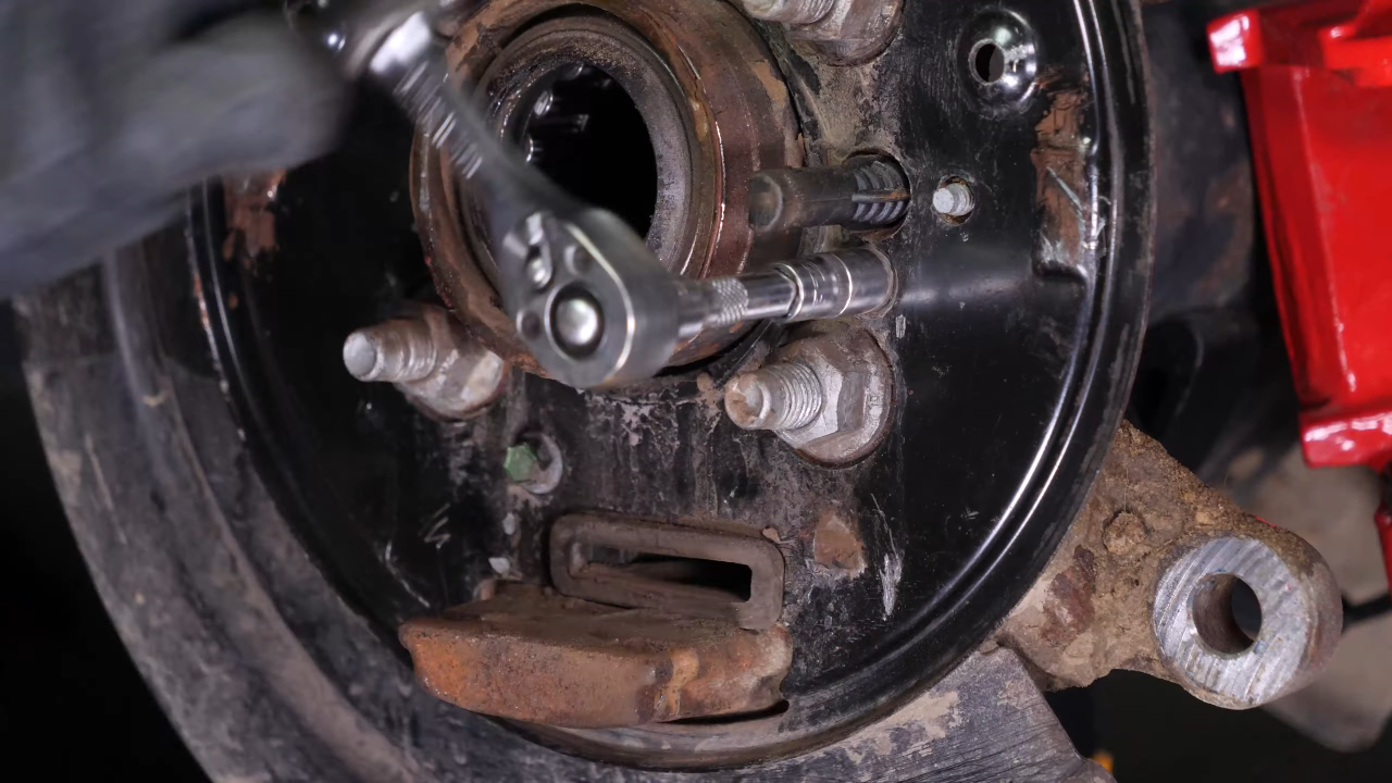 Remove the anchor plate