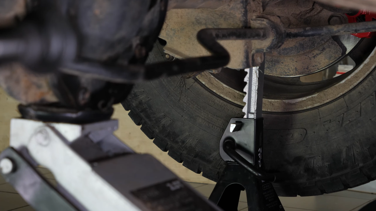 Lift the vehicle