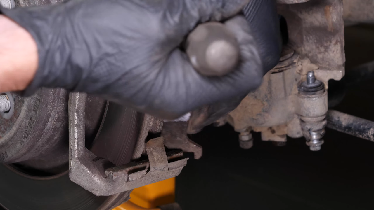 Remove the brake pads