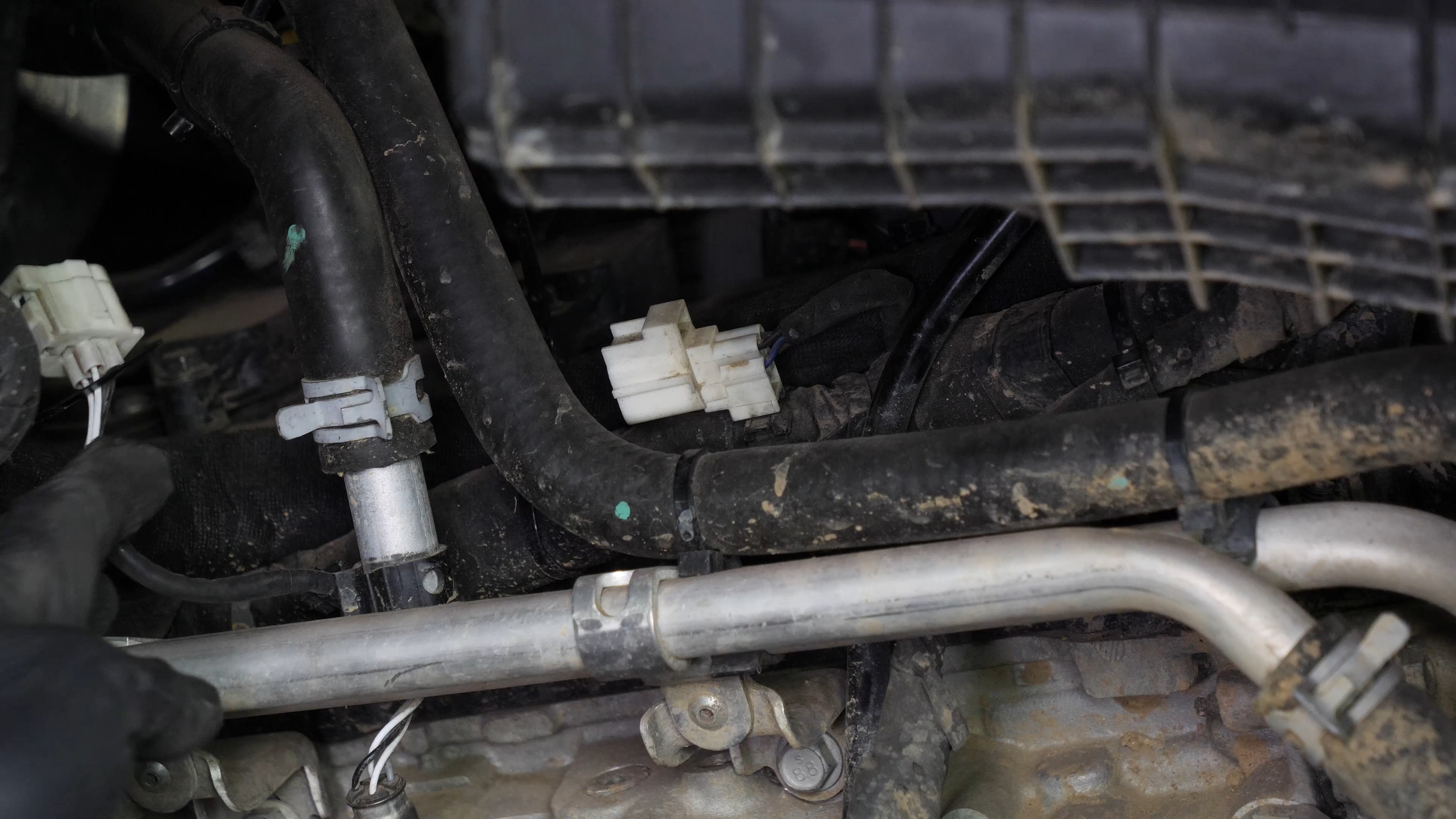 Remove the oxygen sensor