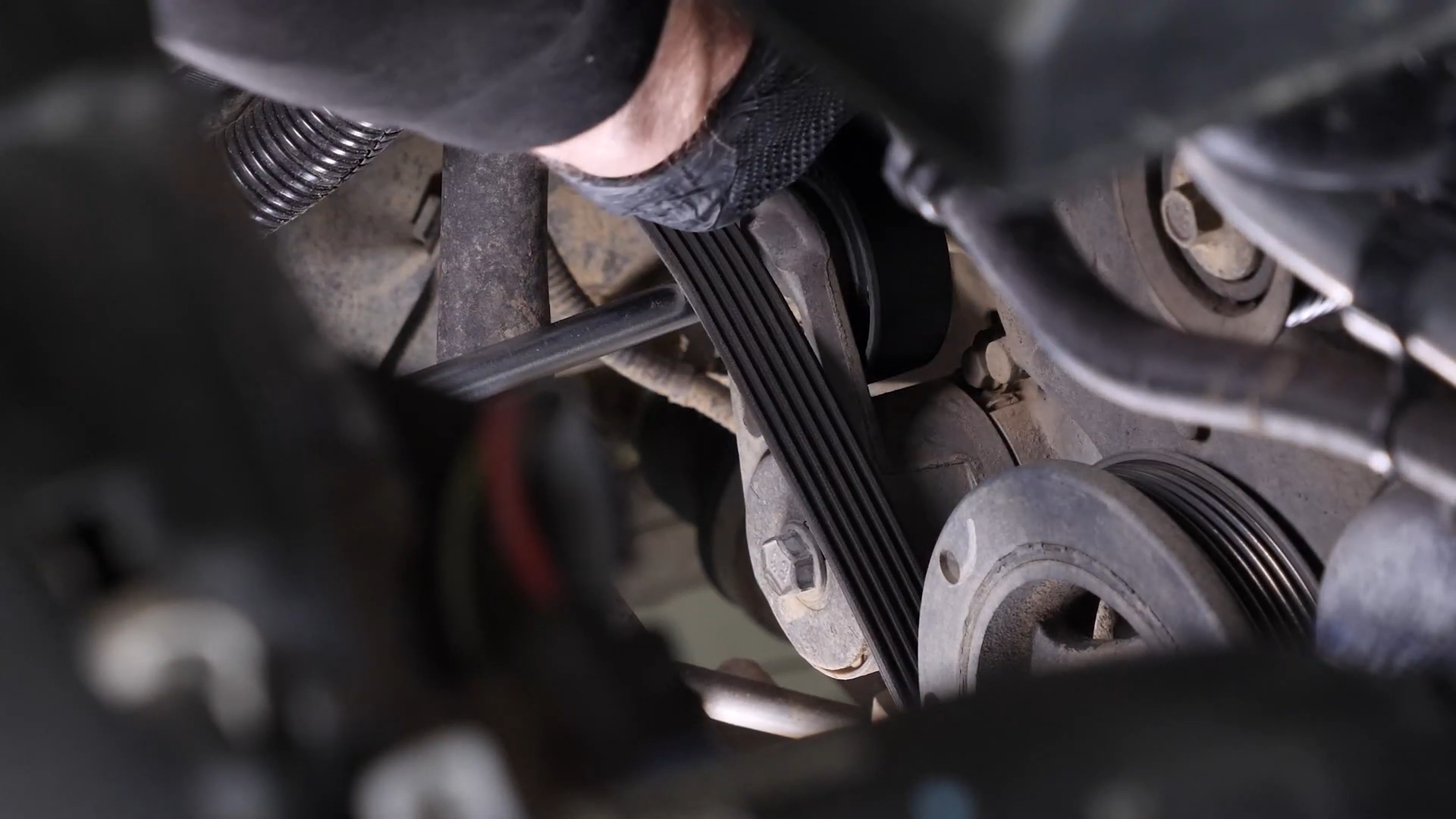 Remove the serpentine belt