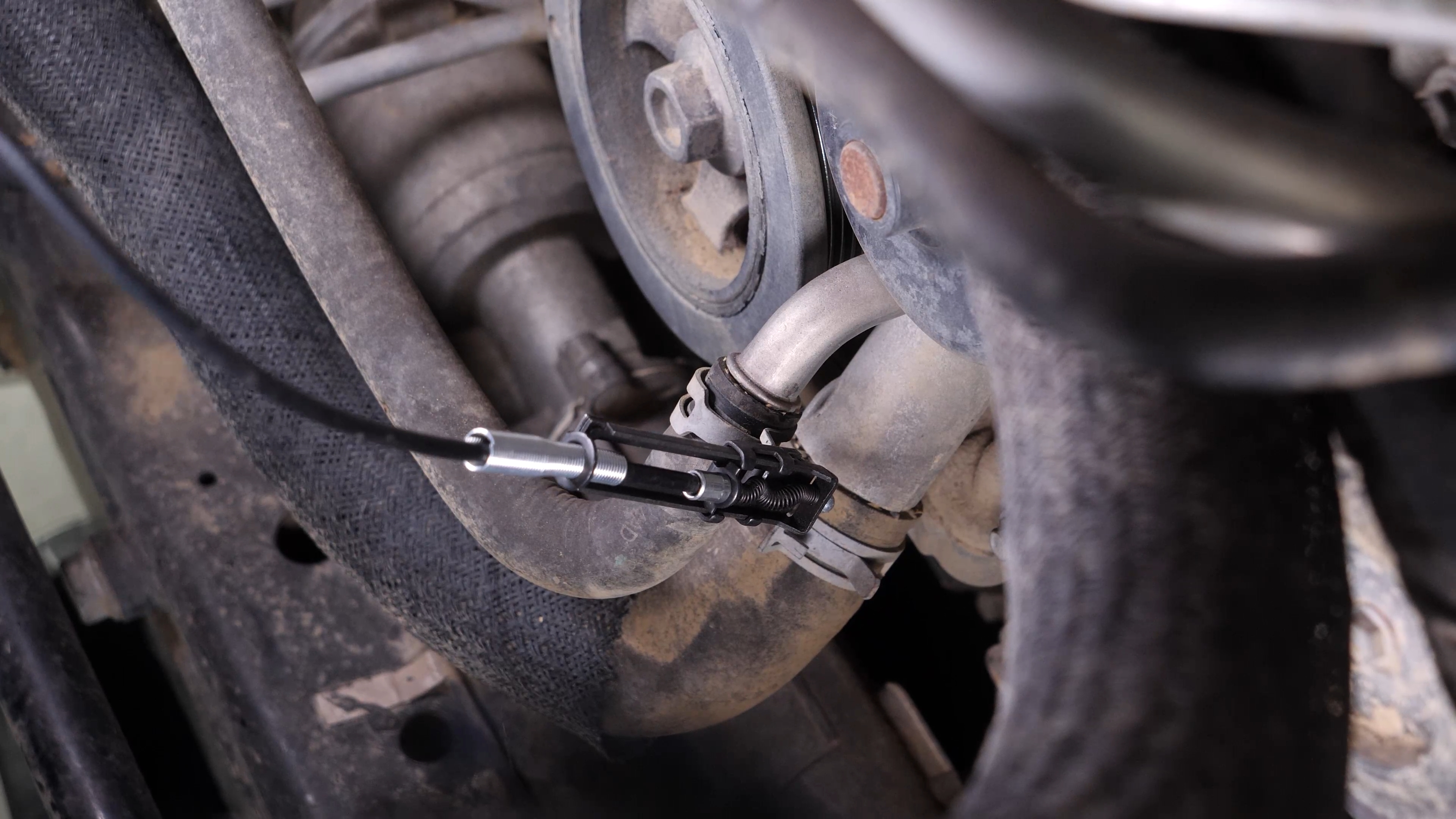 Access the water pump