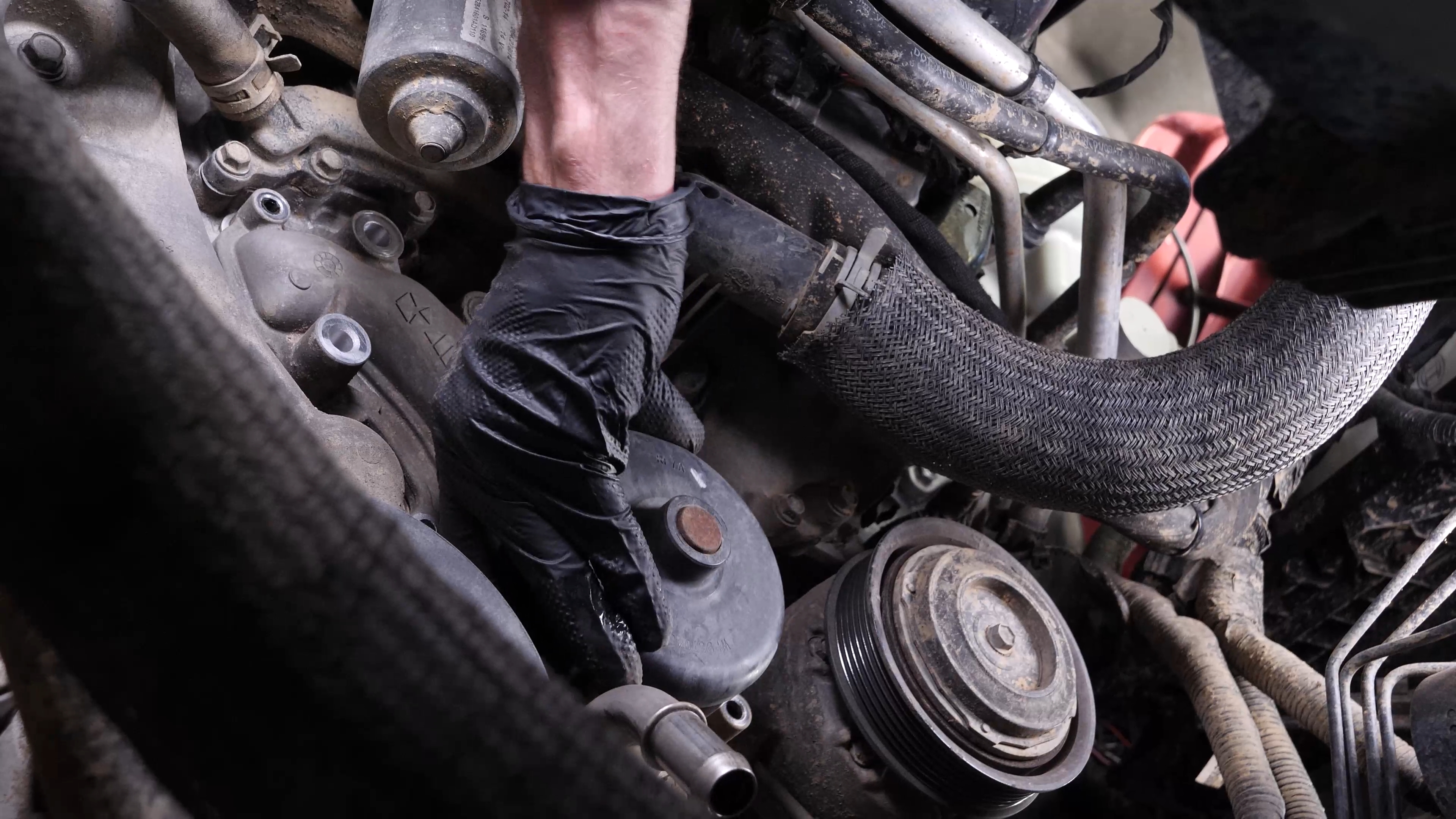 Remove the water pump