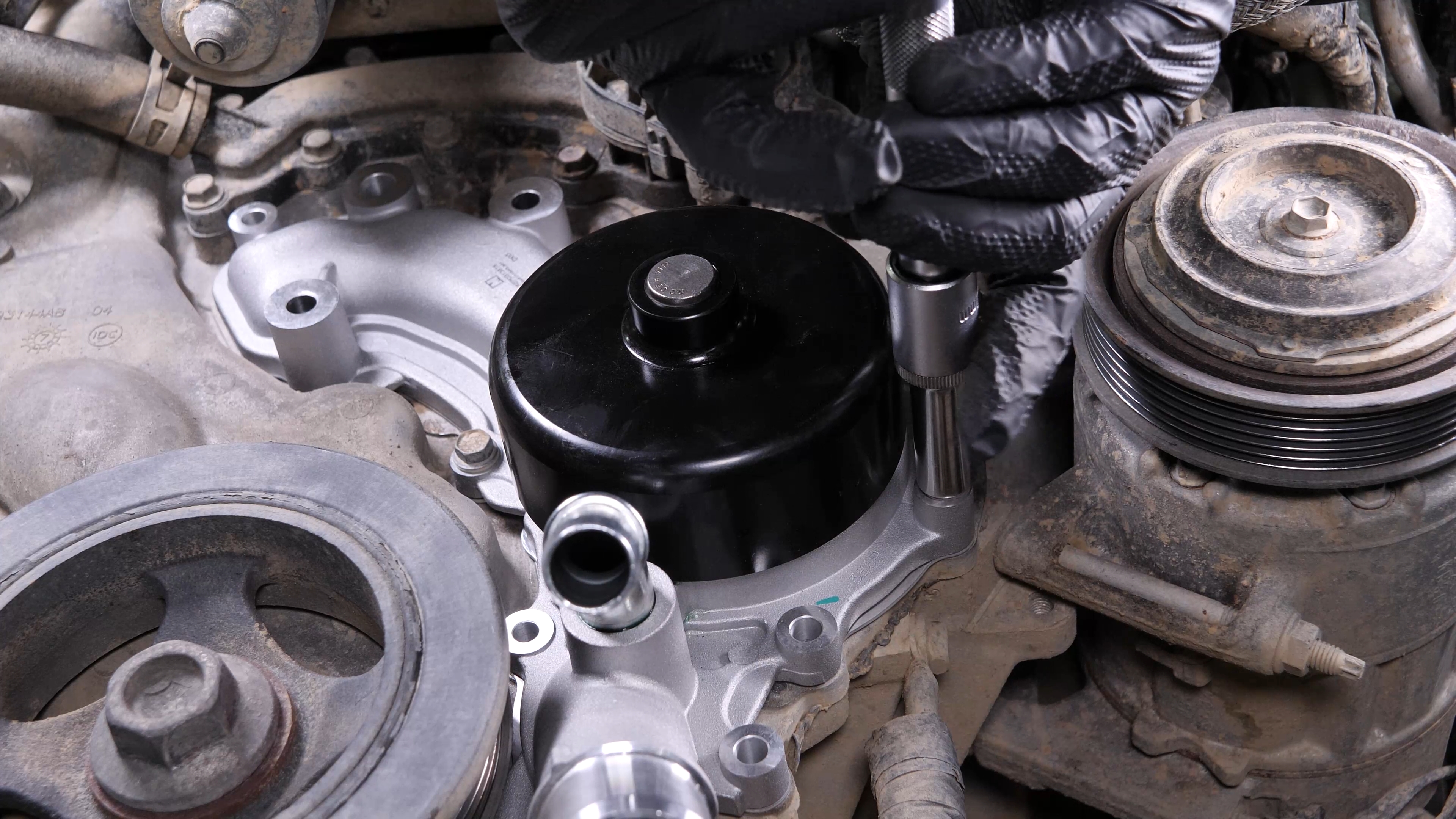 Install the new water pump