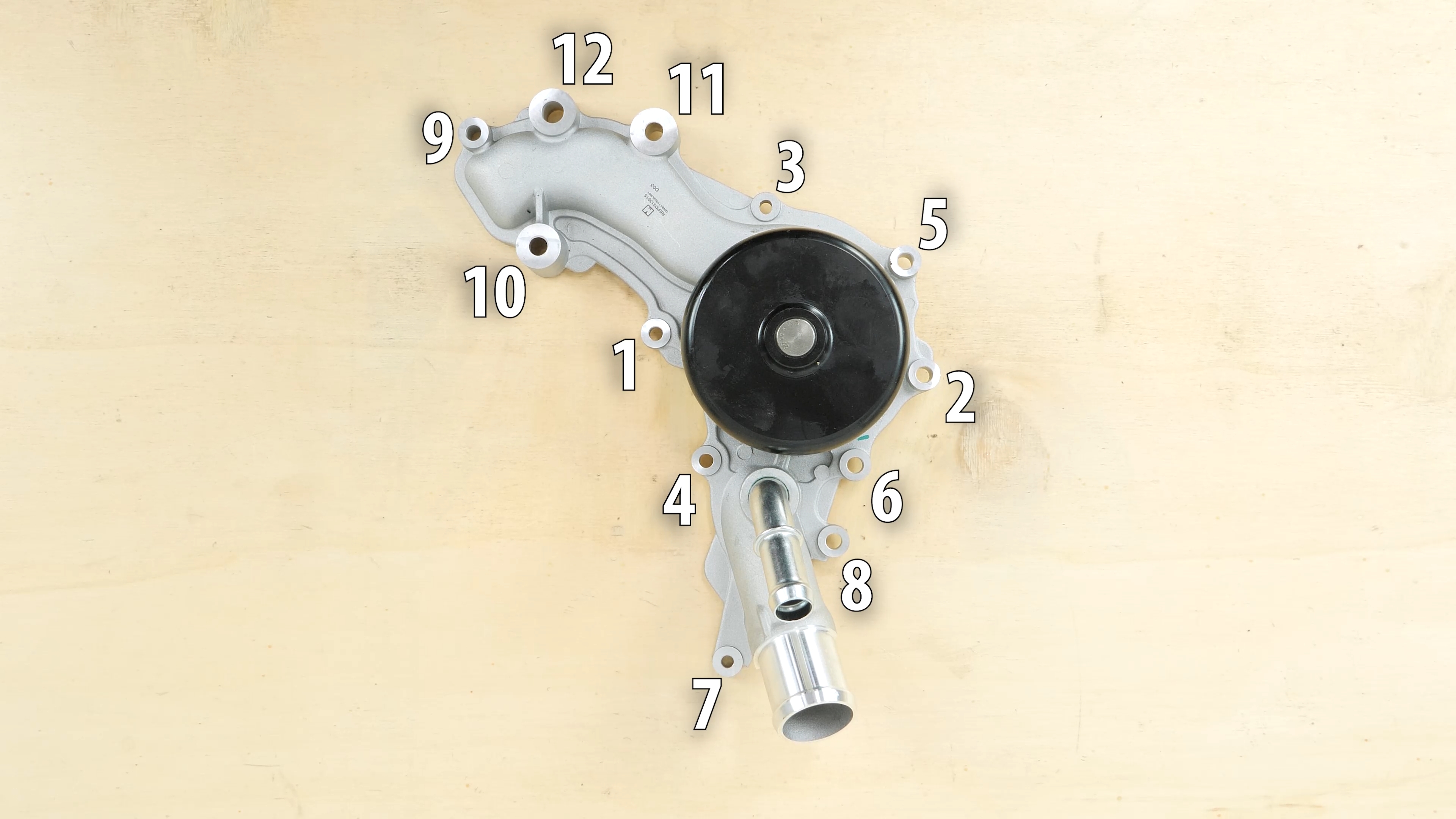 Install the new water pump