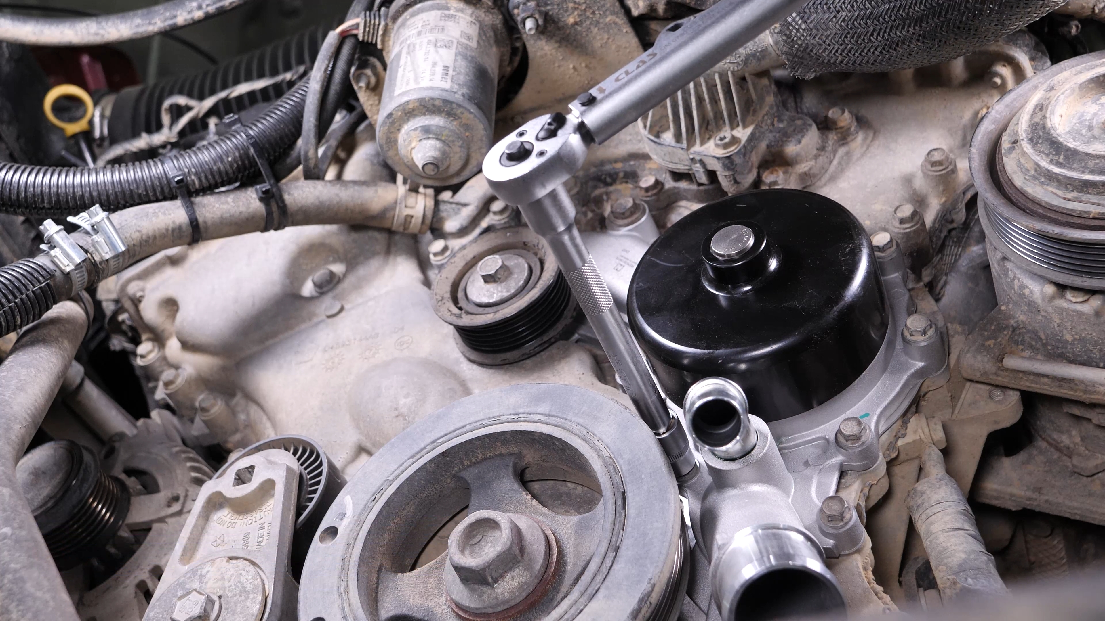 Install the new water pump