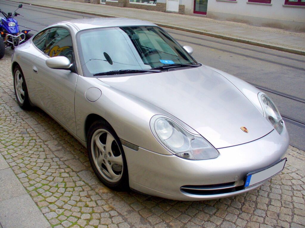 image of a 1998 Porsche 911 996 coupe