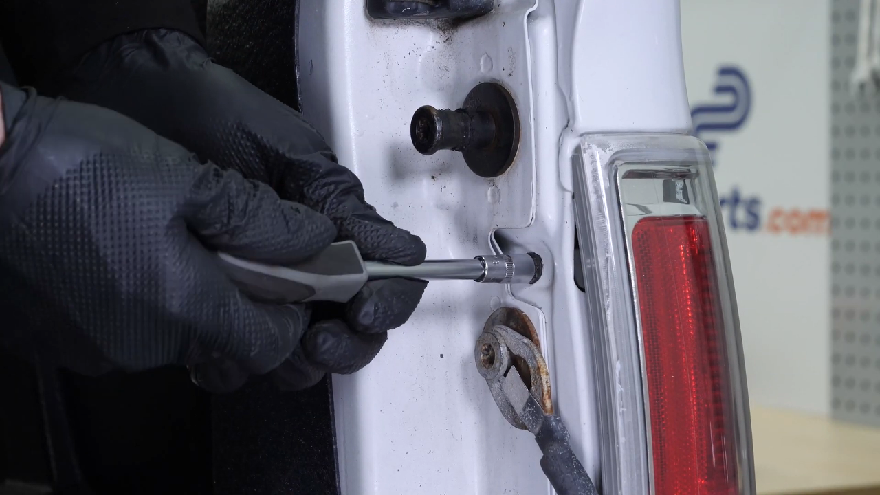 Remove the tail light housing