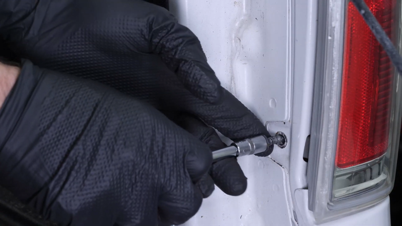 Remove the tail light housing