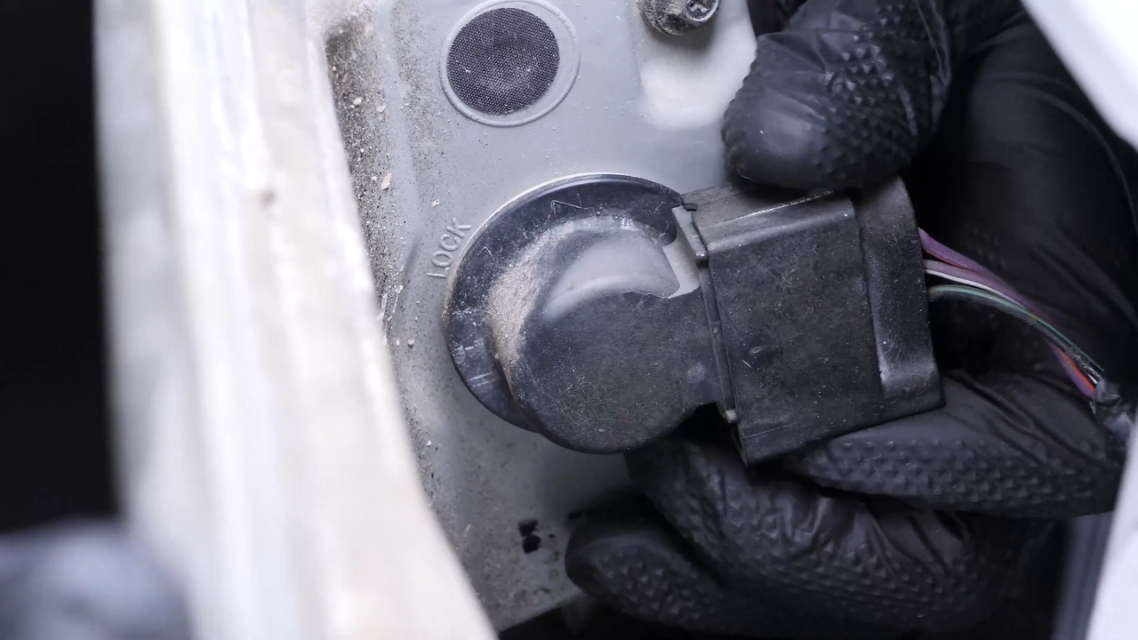 Remove the tail light housing
