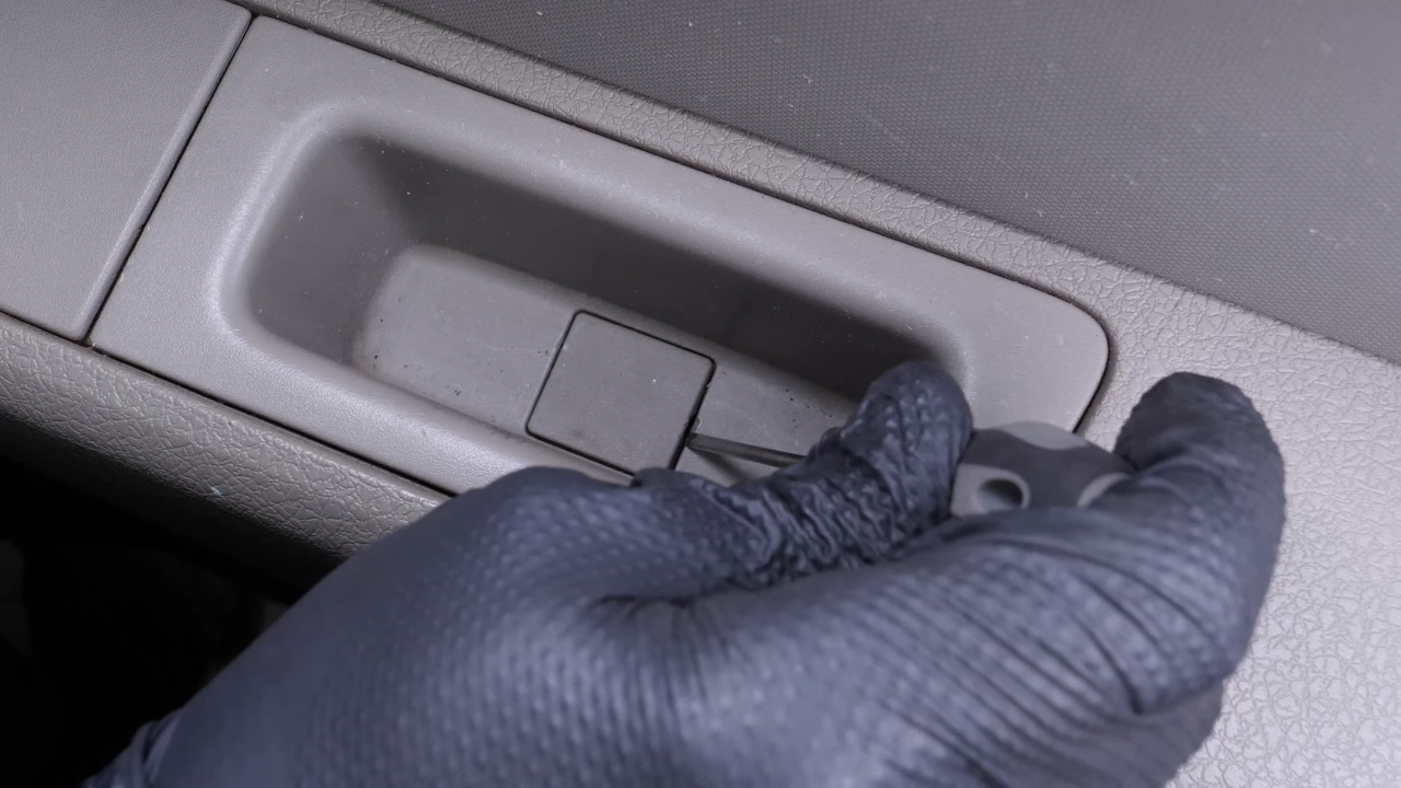 Remove the door trim