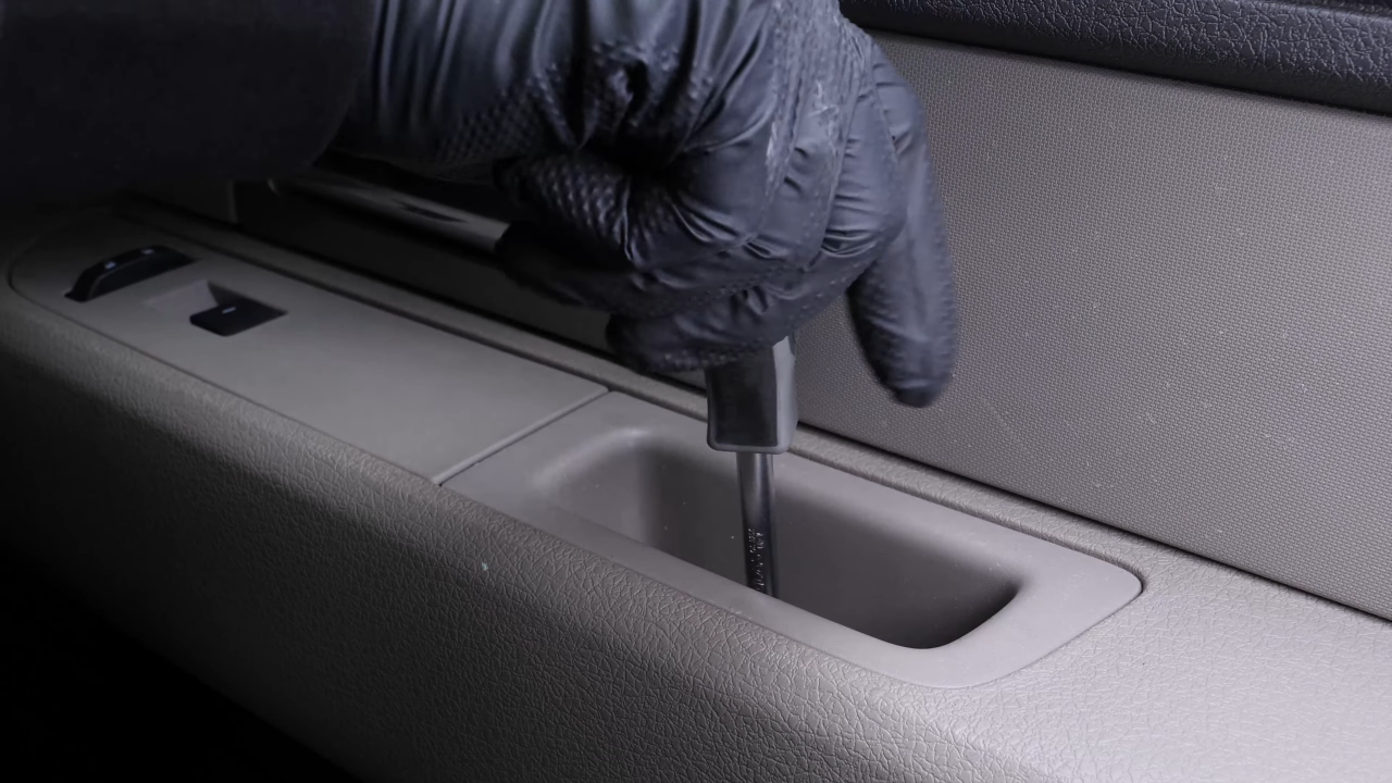 Remove the door trim