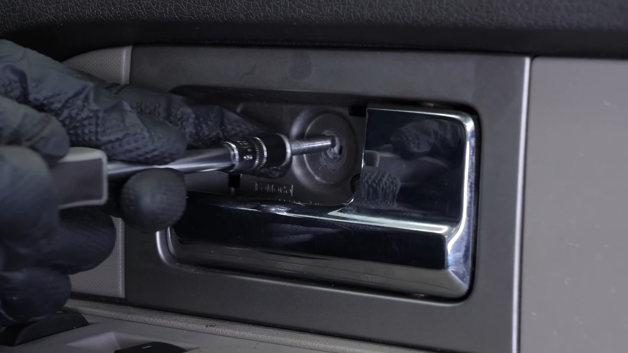 Remove the door trim