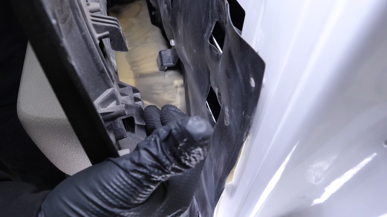 Install the new side view mirror