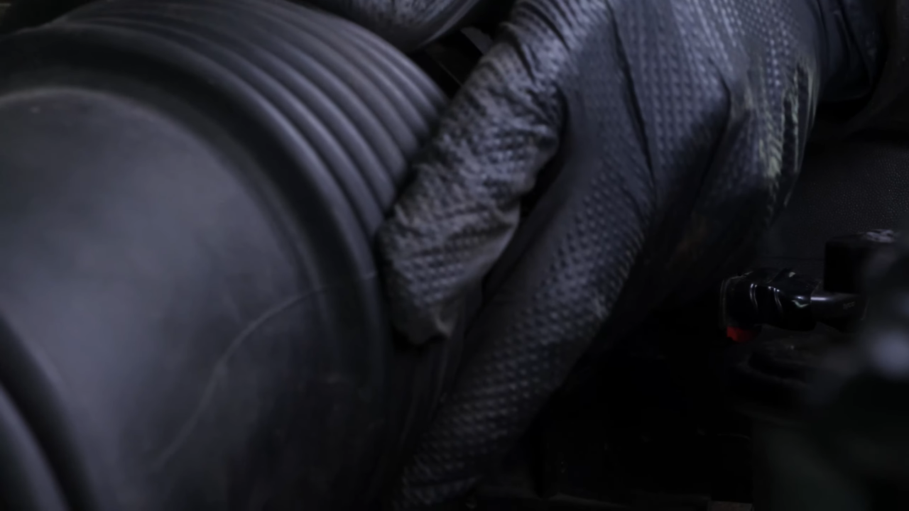 Remove the air intake hose