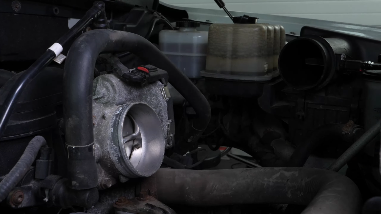 Remove the air intake hose