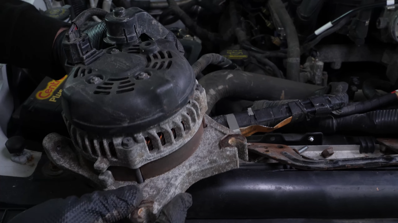 Remove the alternator