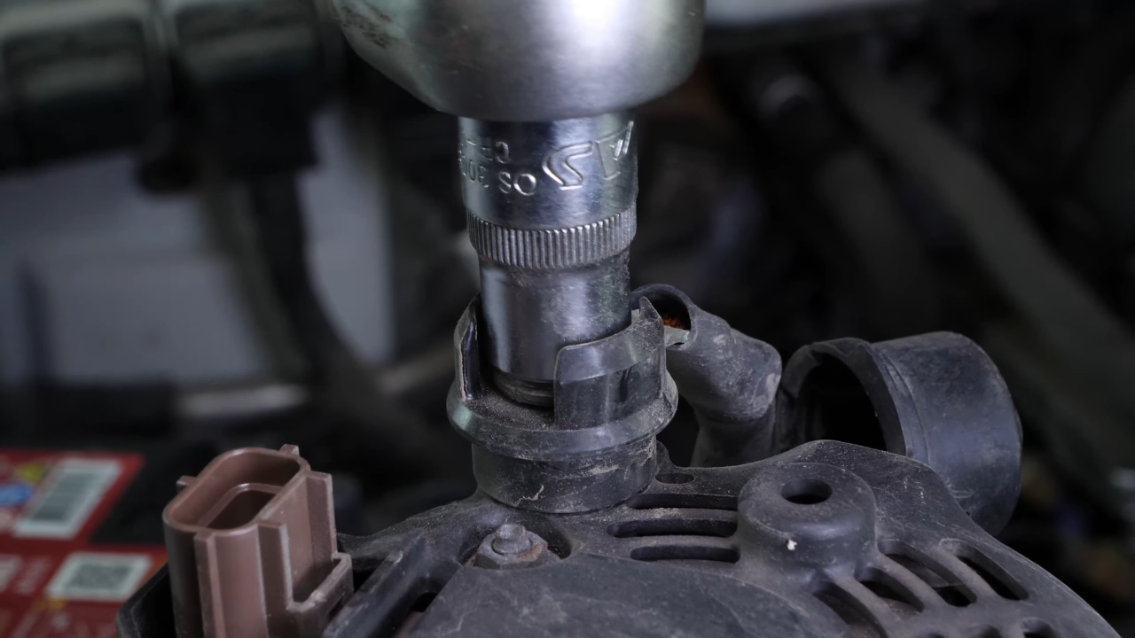 Remove the alternator