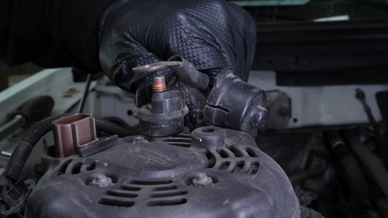 Remove the alternator