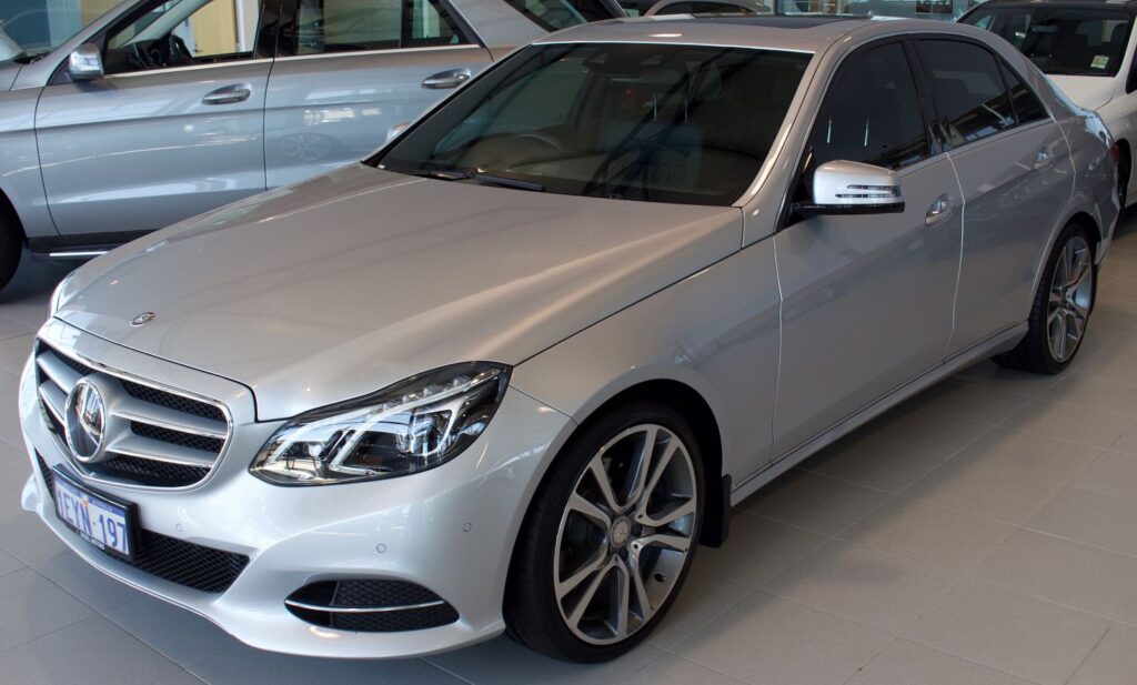 2013 Mercedes Benz W212 on display