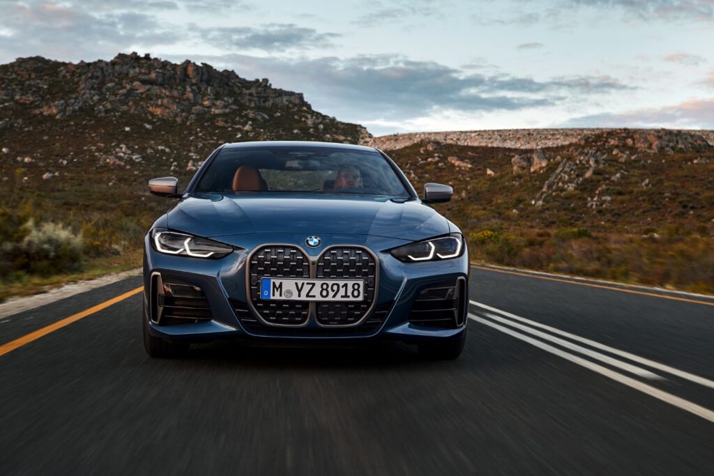 2021 bmw 4 series on the road