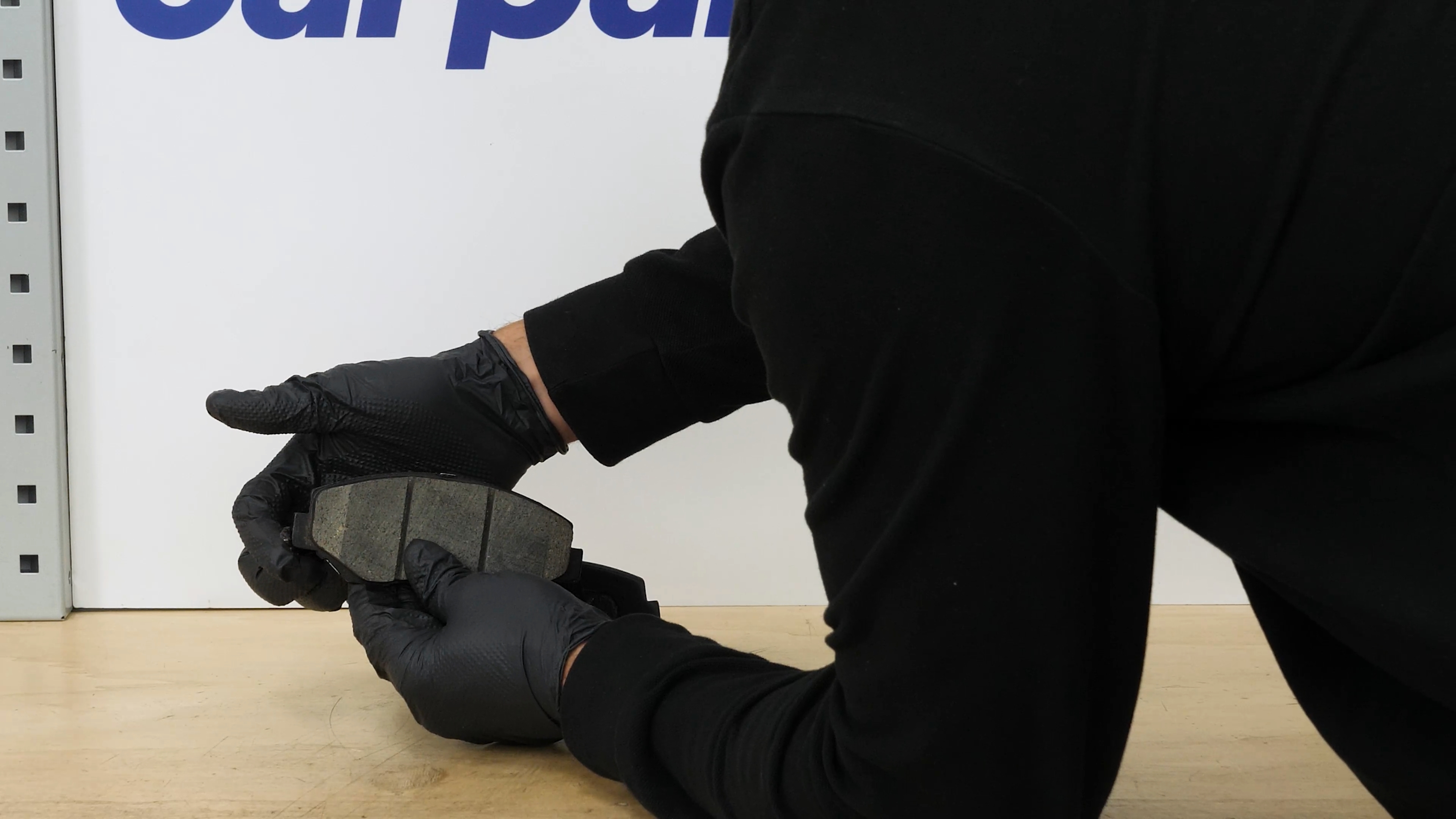 Place the new brake pads