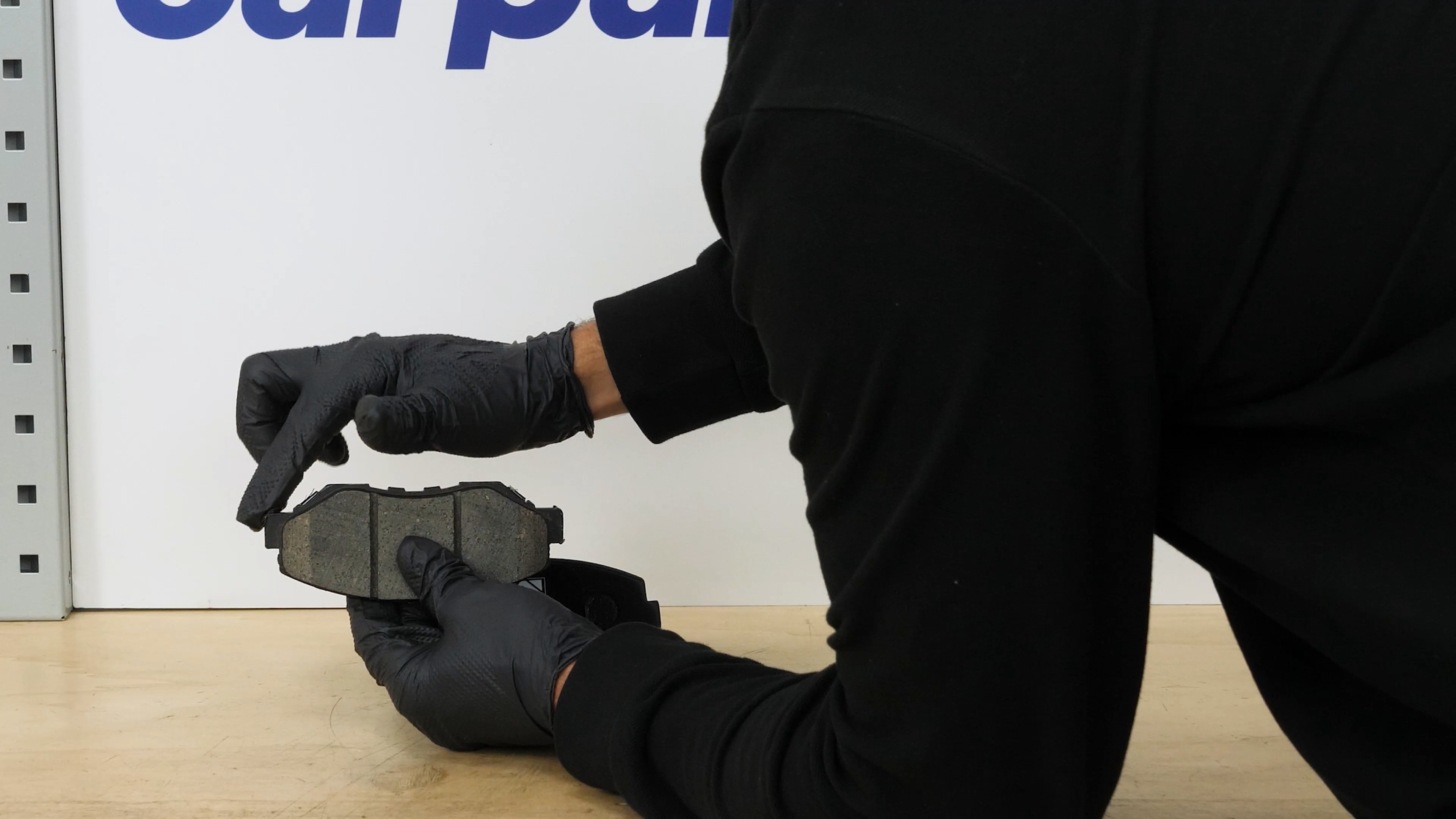 Place the new brake pads