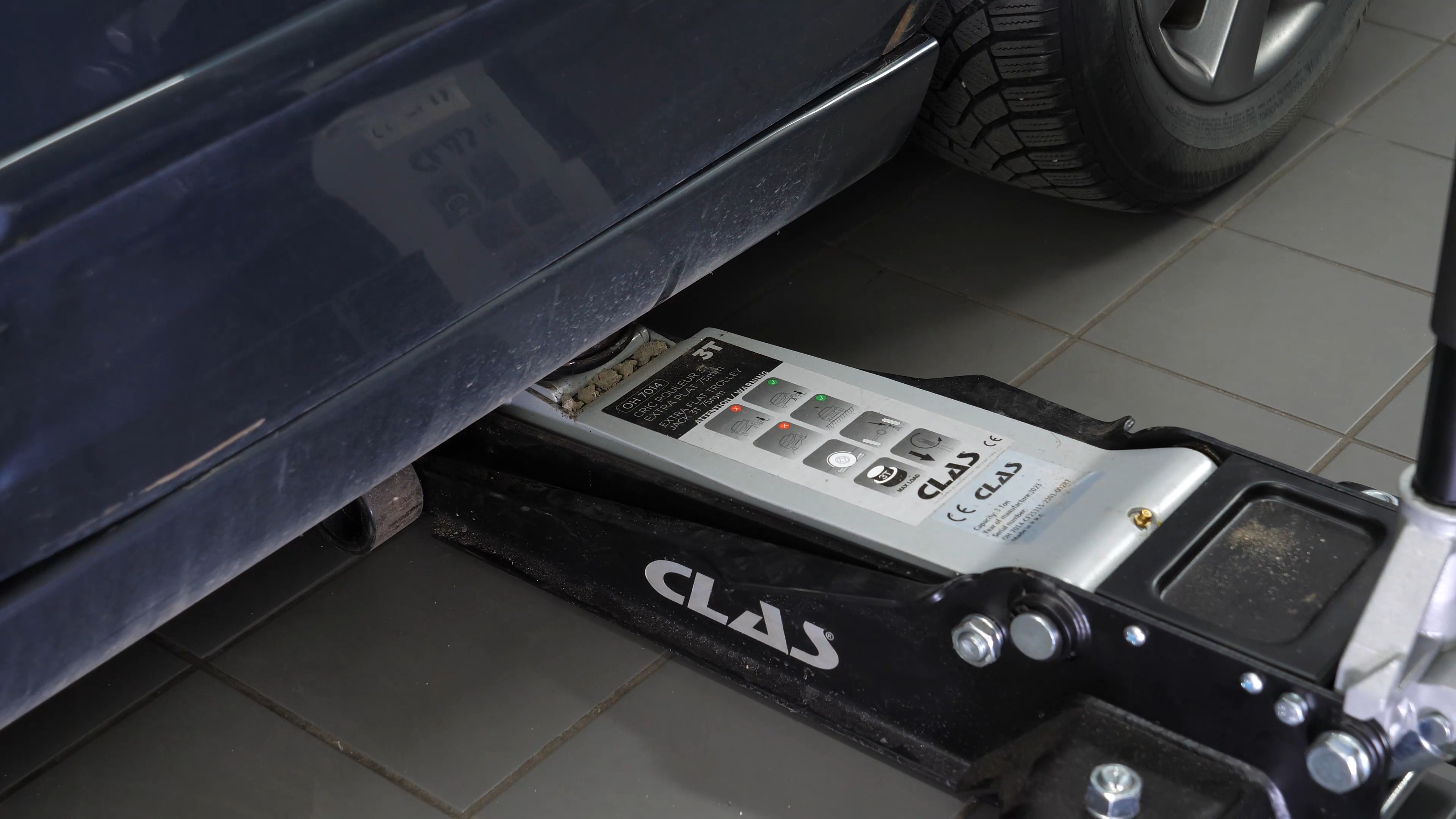 Lift the vehicle