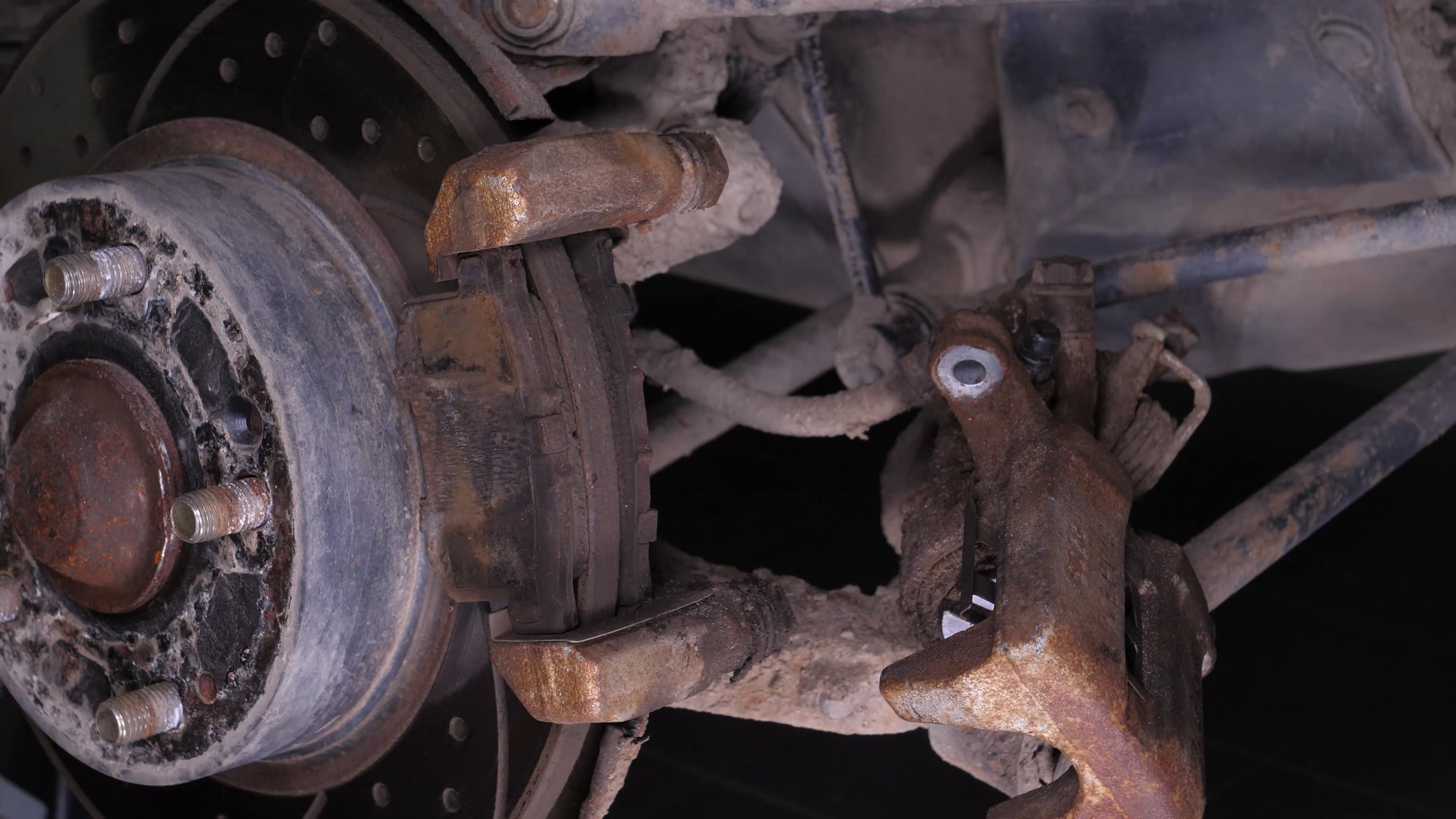Remove the  brake caliper