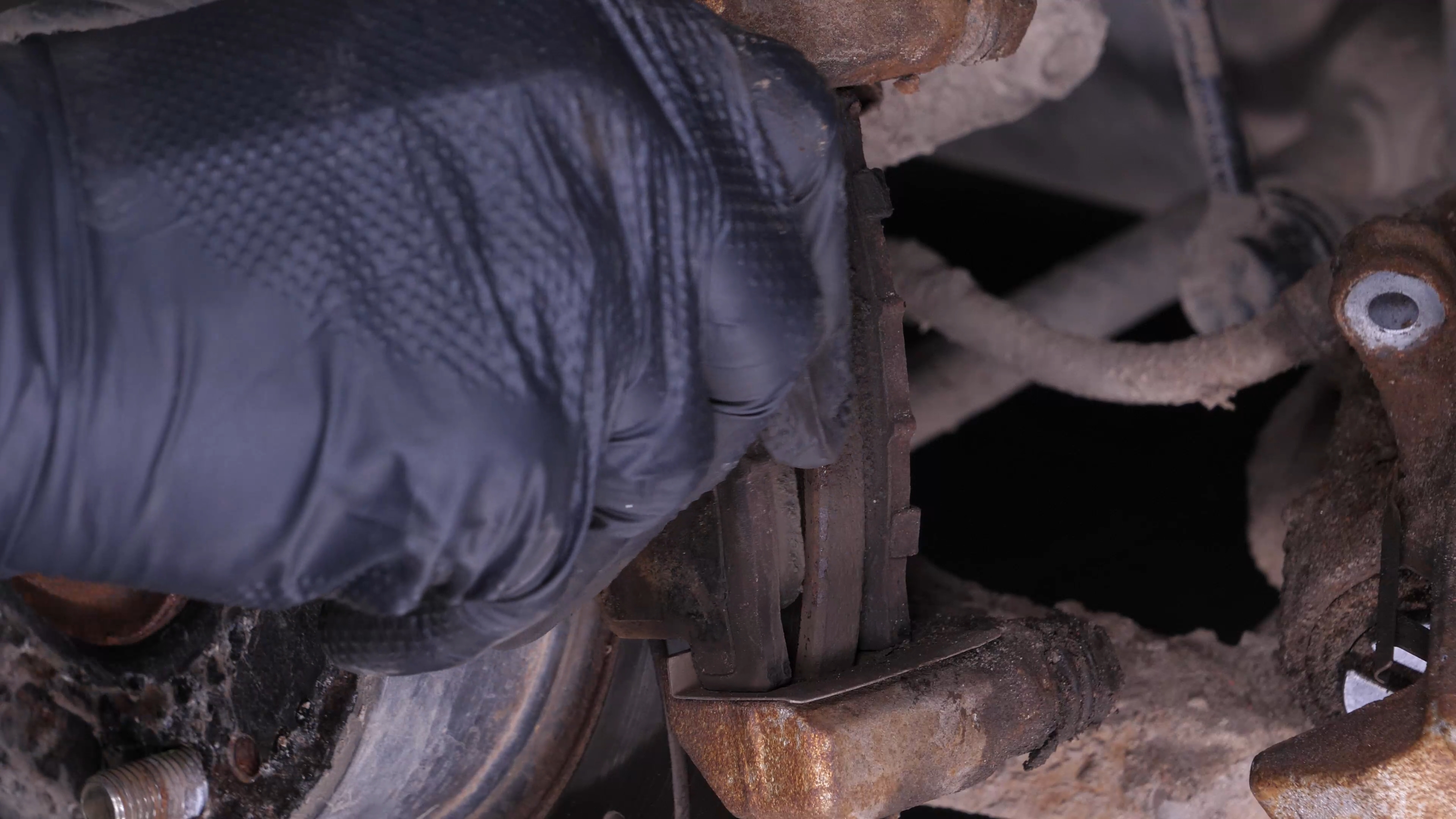 Remove the brake pads