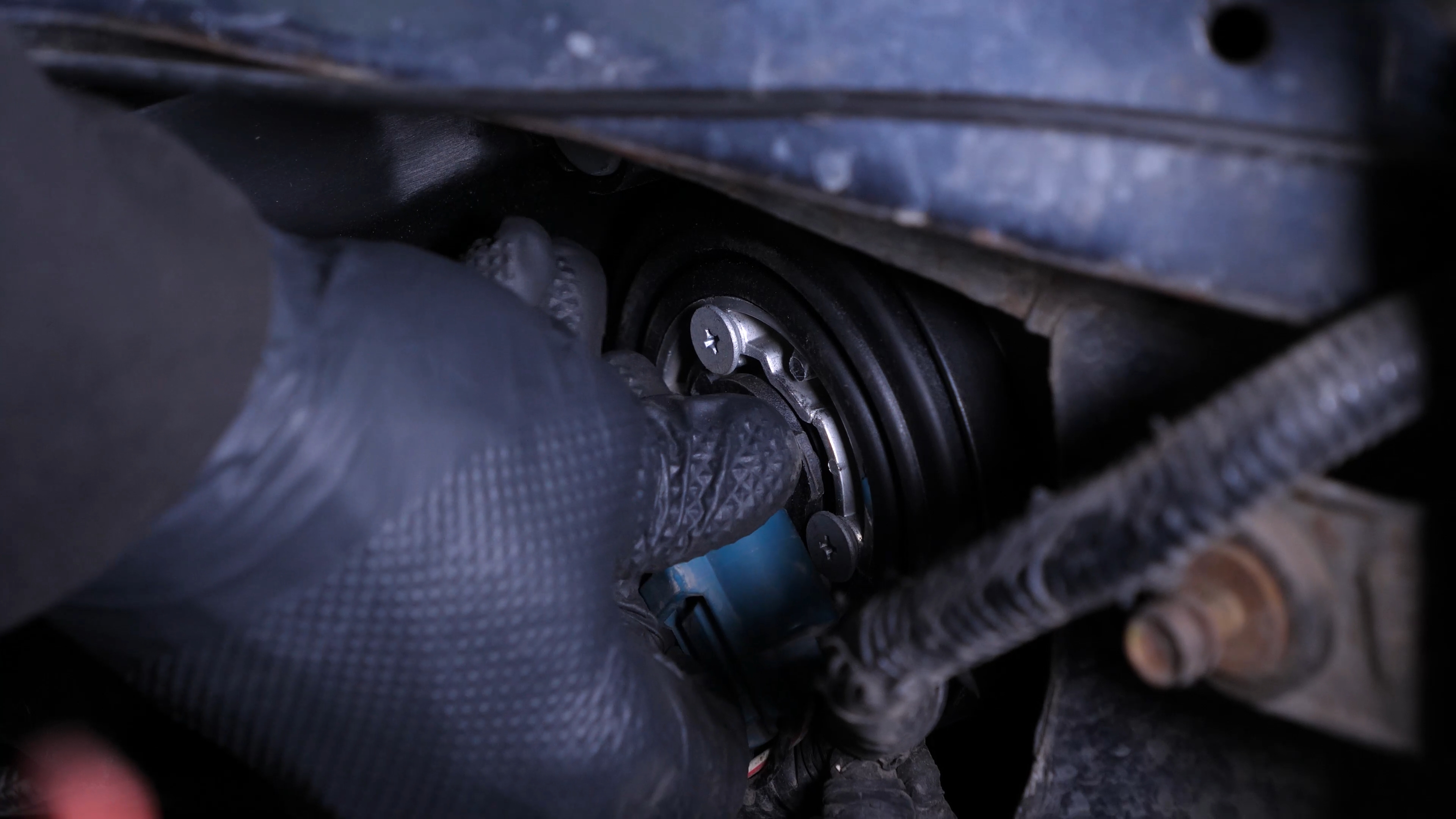 Replace the high beam bulb