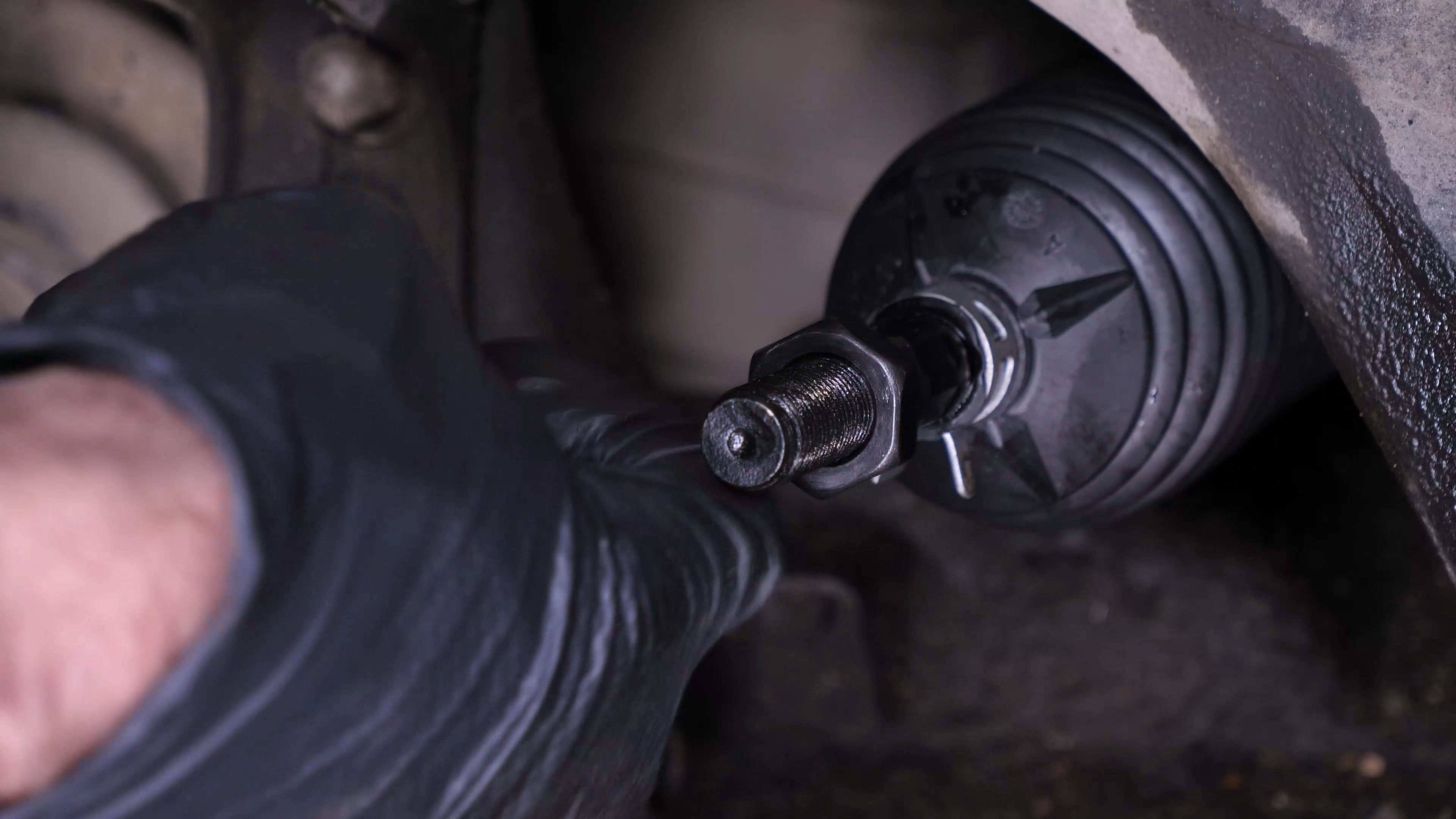 Install the locknut