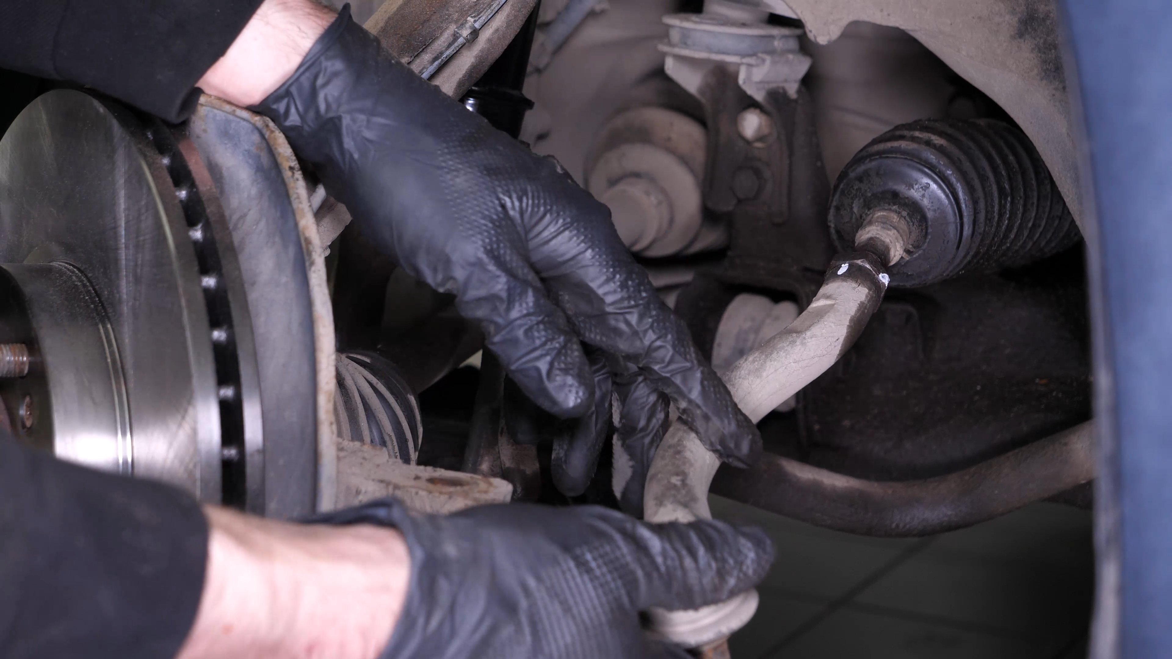 Remove the outer tie rod