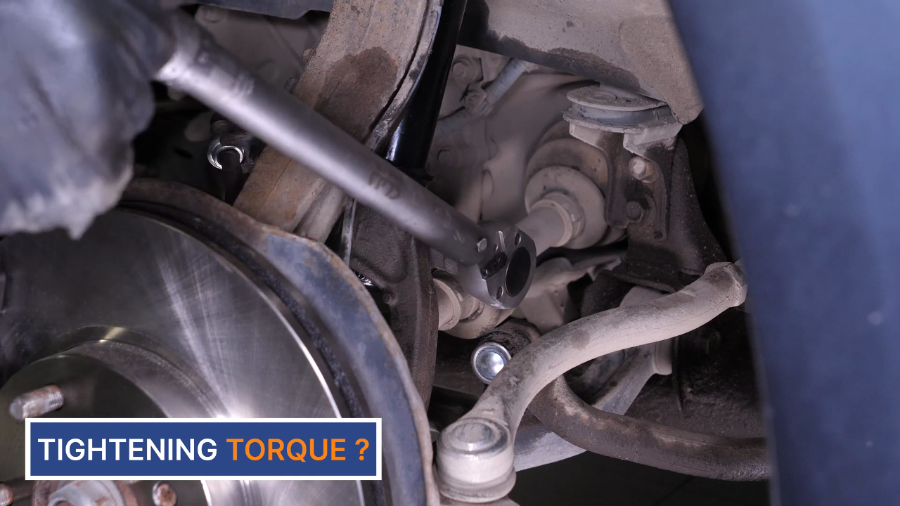 Install the new strut