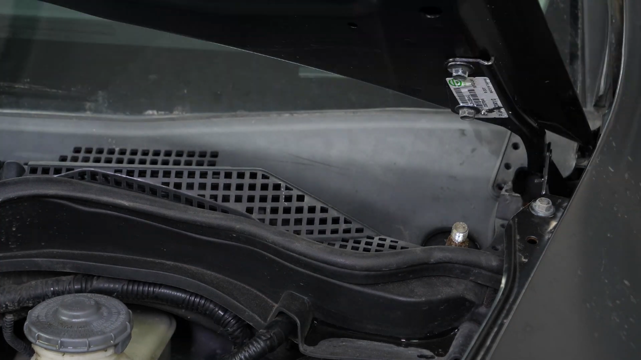 Remove the wiper blade arms