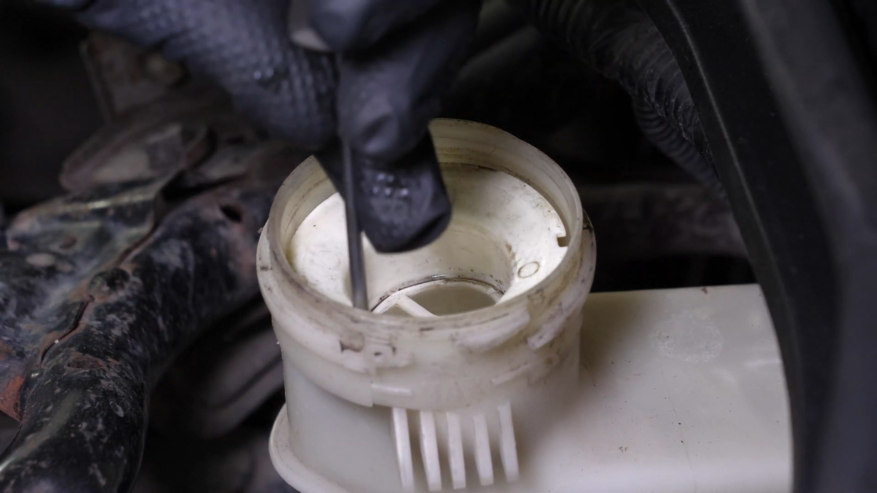 Renew the brake fluid