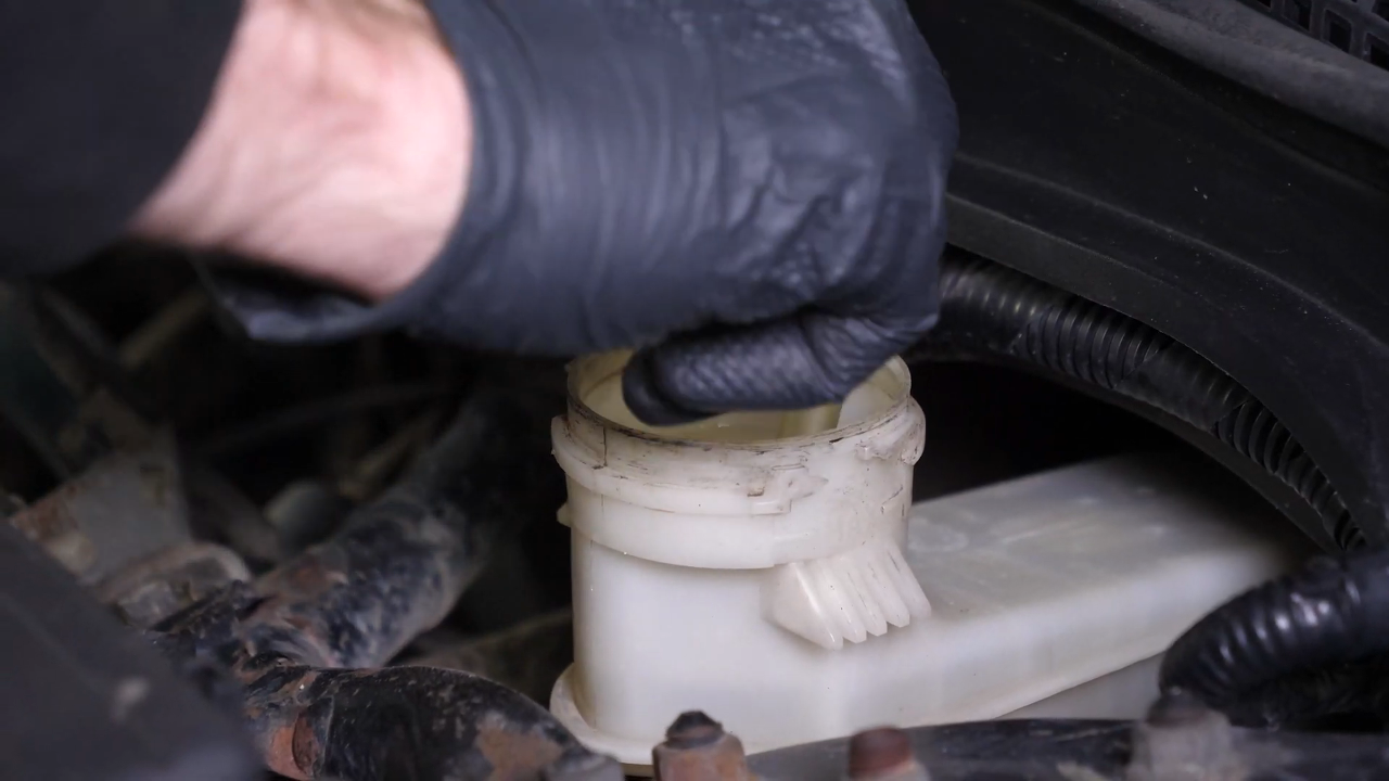 Renew the brake fluid