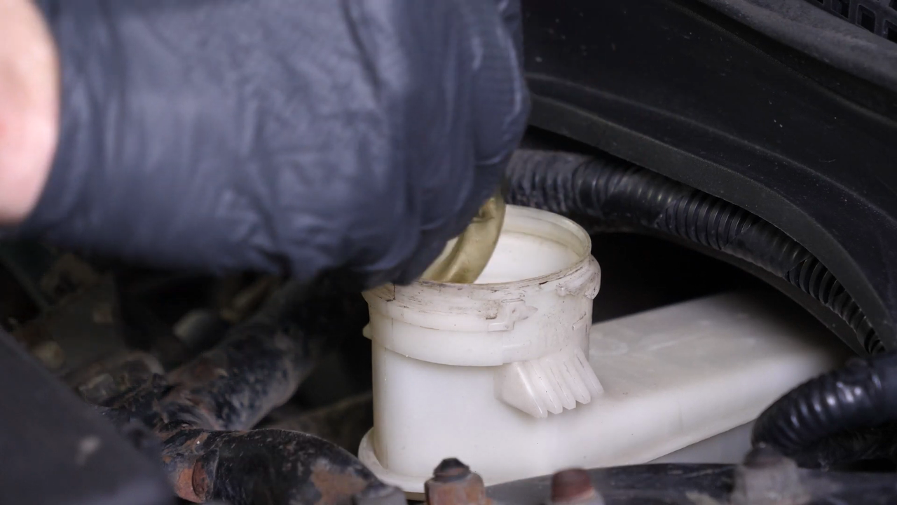 Renew the brake fluid