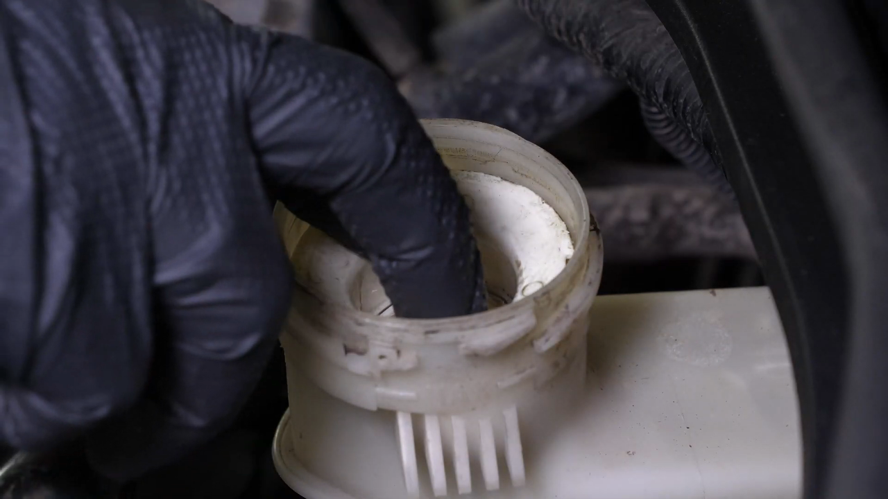 Renew the brake fluid