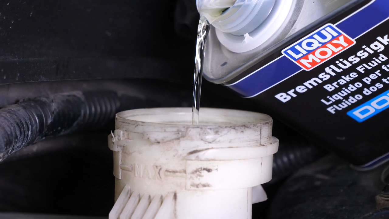 Renew the brake fluid