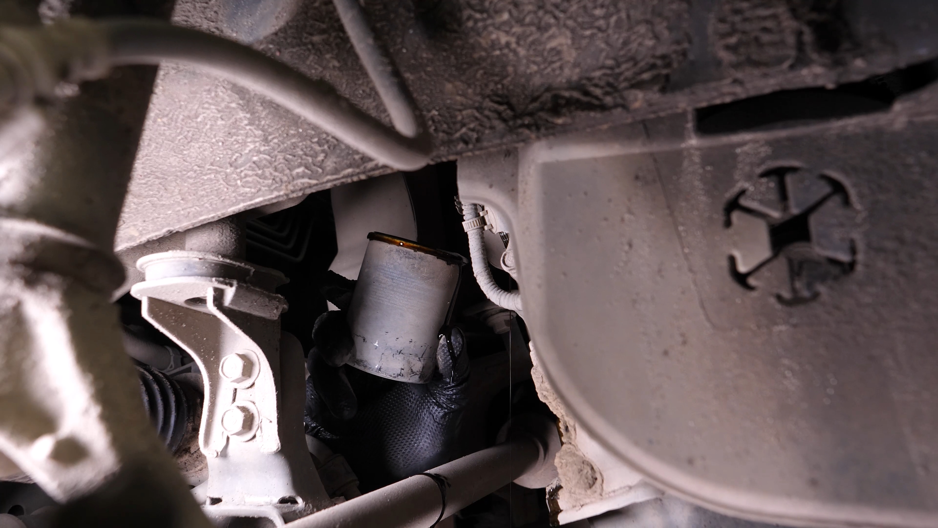 Remove the oil filter