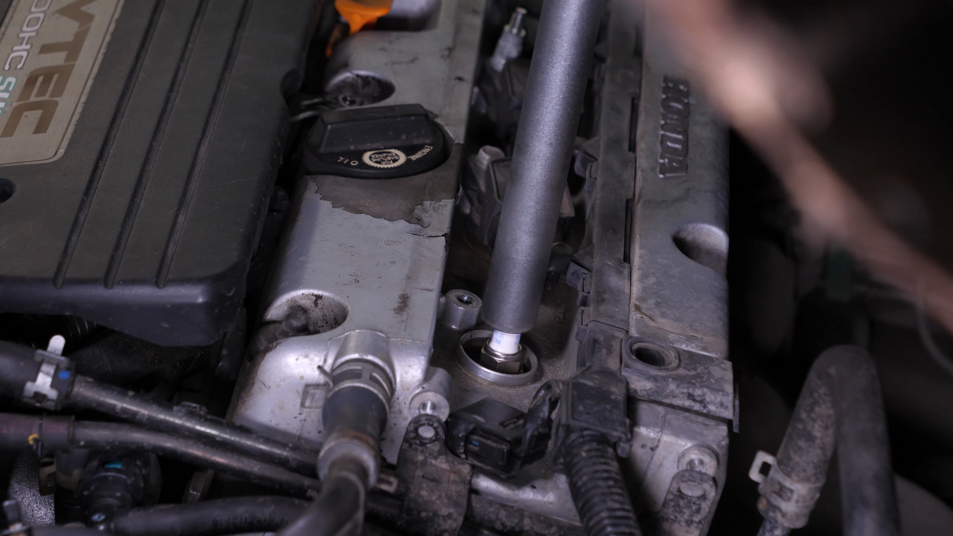 Install the new spark plugs