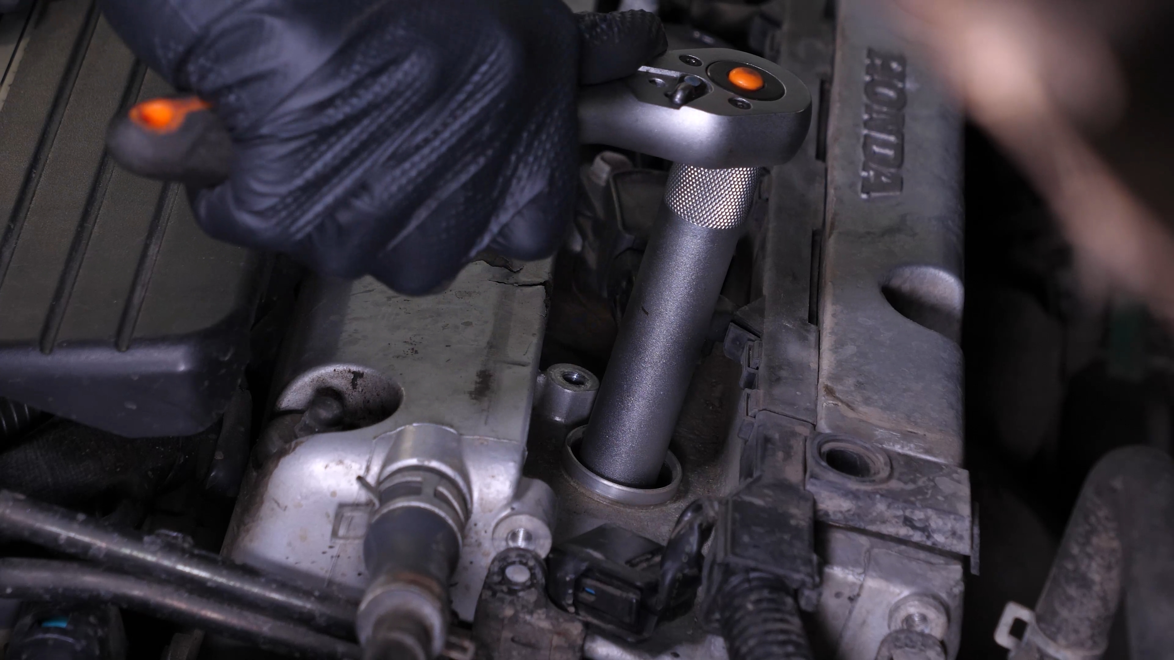 Install the new spark plugs