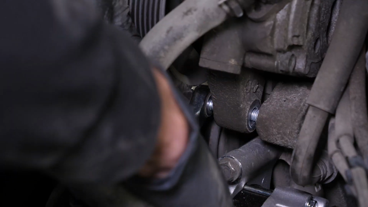 Remove the tensioner pulley