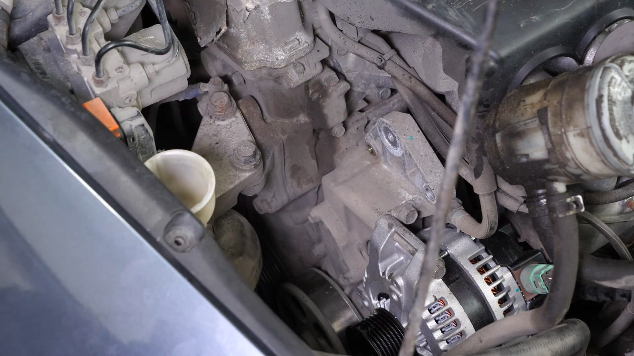 Remove the tensioner pulley