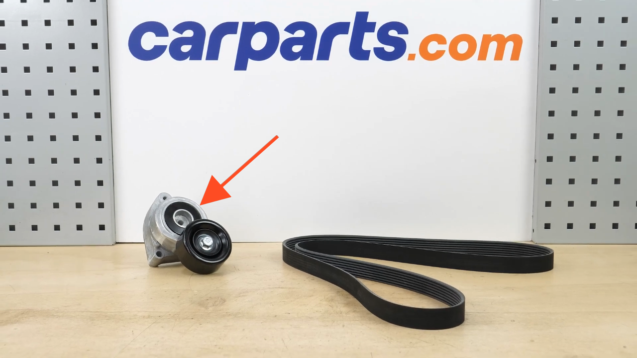 Install the new tensioner pulley