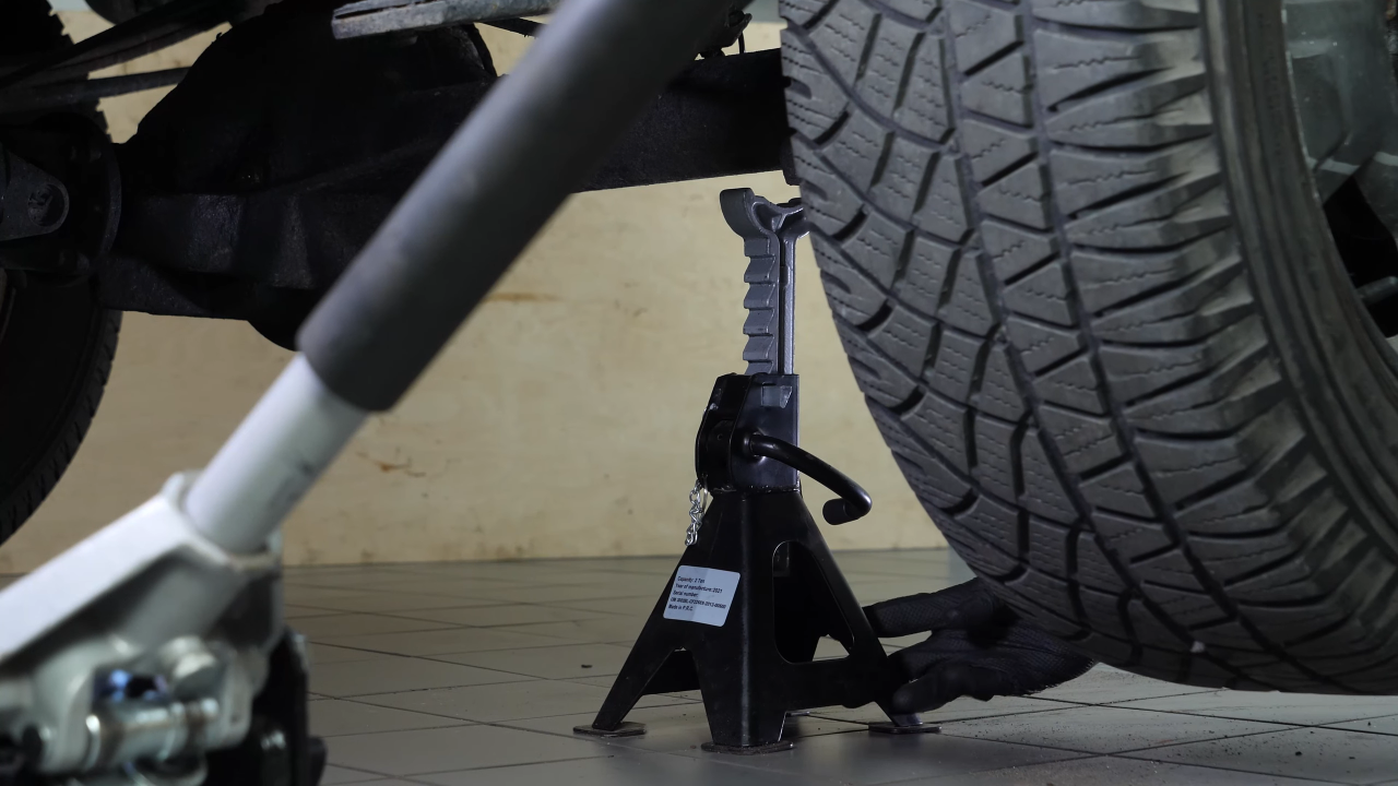Lift the vehicle