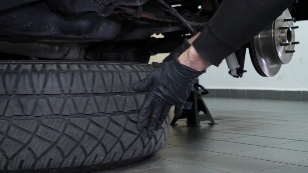 Lift the vehicle